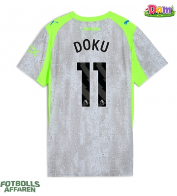 Manchester City Jeremy Doku #11 Tredje Tröja Kvinnor 2025-26 Kortärmad